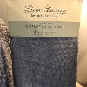 Linen Luxury Oversized drapery panels